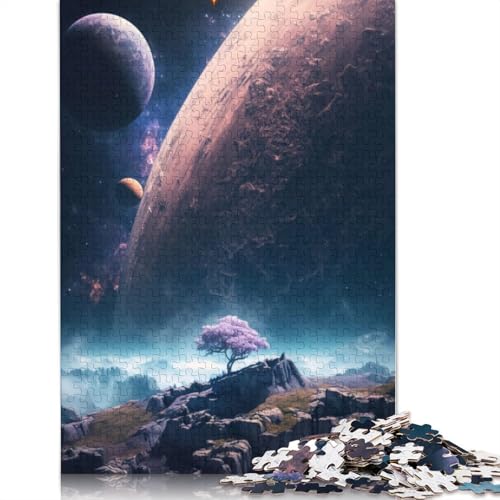 520-teiliges Puzzle „Interstellarer Baum“ für Erwachsene, Holzpuzzles für Erwachsene und Jugendliche ab 12 Jahren, 520 Teile (52 x 38 cm) von GQmoney