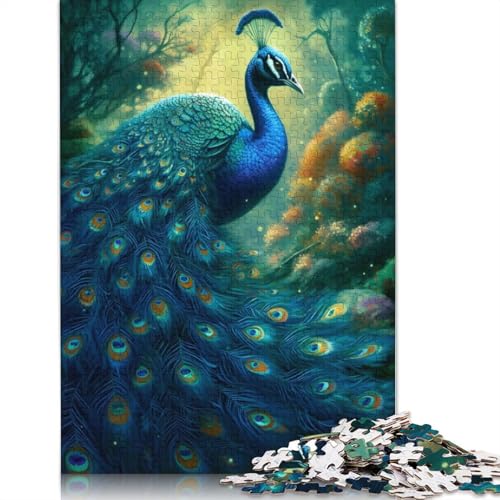 520-teiliges Puzzle „Vogelparadies“, 2 quadratische Puzzles für Erwachsene und Holzpuzzles, Familienaktivität, 520 Teile (52 x 38 cm) von GQmoney