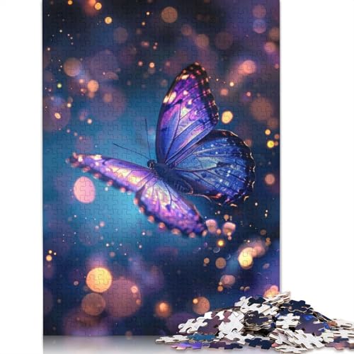 520-teiliges Schmetterlings-Magie-Puzzle für Erwachsene, Puzzle für Erwachsene und Jugendliche, Lernspiel, 520 Teile (52 x 38 cm) von GQmoney