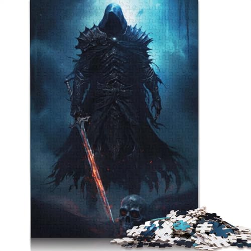 520-teiliges Todesritter-Puzzle für Erwachsene und Teenager, Puzzle für Erwachsene, Lernspiel für Erwachsene, 520 Teile (52 x 38 cm) von GQmoney