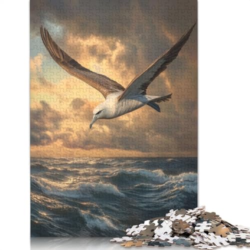 Albatros-Seevogel im Flug, 1000-teiliges Puzzle für Erwachsene | | Familienspaß-Puzzles für Erwachsene, Geschenke, Denkspiele, 1000 Teile (38 x 26 cm) von GQmoney