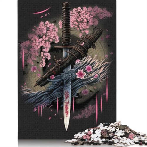 Ancient Blade Puzzles 520 Teile für Teenager-Geschenke, Holzpuzzle für Erwachsene und Teenager ab 12 Jahren, 520 Teile (52 x 38 cm) von GQmoney
