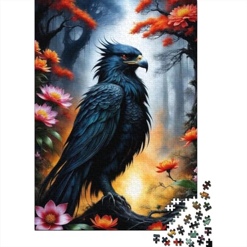 Art Animal Eagle Puzzle, schwierige Herausforderung, 100% recycelter Karton, Puzzle für Erwachsene, 1000 Teile (38 x 26 cm) von GQmoney