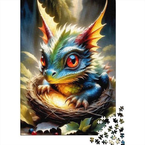 Art Dragon Puzzle Premium, 100% recycelte Pappe, 100% recycelter Karton, Puzzle für Kinder und Erwachsene ab 12 Jahren, 1000 Teile (38 x 26 cm) von GQmoney
