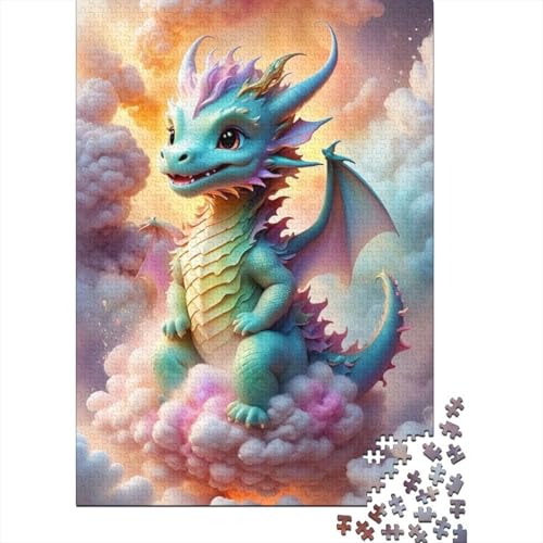 Art Dragon Puzzle Spielzeug Lernspiel Premium-Puzzle aus Karton für Erwachsene und Kinder, 1000 Teile (38 x 26 cm) von GQmoney