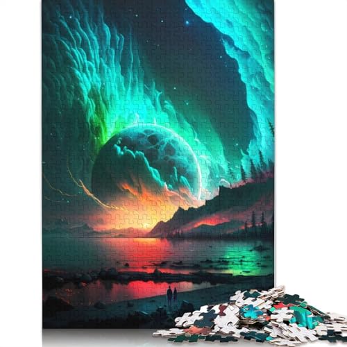 Aurora Frosty Wonderland Puzzle für Erwachsene, 1000 Teile, rechteckiges Papppuzzle, Geschenke für Männer, für Jungen oder Mädchen, 1000 Teile (75 x 50 cm) von GQmoney