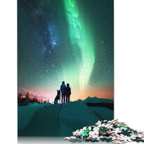 Aurora Galaxy Explorers Puzzle für Erwachsene, 520 Teile, 100% recycelte Holzplatte, Denkpuzzles für Erwachsene, für Jungen oder Mädchen, 520 Teile (52 x 38 cm) von GQmoney