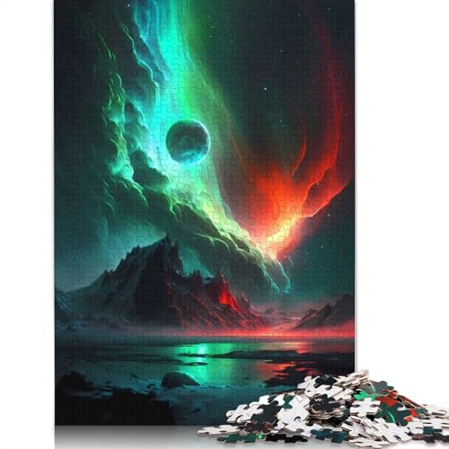 Aurora ICY Reflections Puzzlespielzeug für Erwachsene, Lernspiel, Puzzlespiele für Erwachsene für Frauen und Männer, 520 Teile (52 x 38 cm) von GQmoney