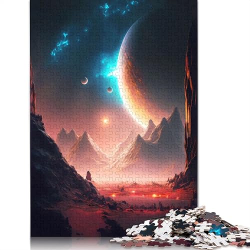 Auroras Embrace Puzzles für Erwachsene, 520 Teile, Holzpuzzle für Erwachsene und Jugendliche, Heimdekoration, Puzzlespielzeug, 520 Teile (52 x 38 cm) von GQmoney