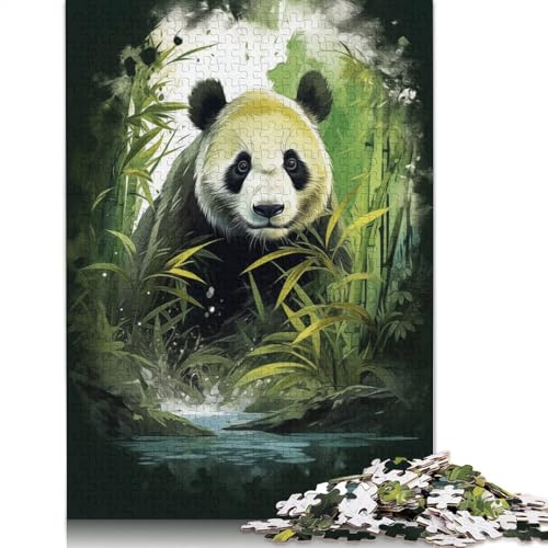 Bamboo Bliss Puzzle für Erwachsene und Kinder. Skurriles Herausforderungsspielzeug, Lernspiel, Heimdekoration für Erwachsene und Kinder ab 14 Jahren, 1000 Teile (75 x 50 cm) von GQmoney