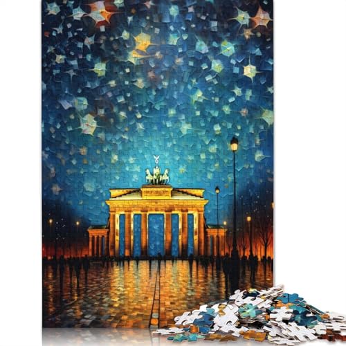 Berlin Art Puzzle-Spielzeug für Erwachsene, Lernspiel, Puzzlespiele für Erwachsene für Frauen und Männer, 520 Teile (52 x 38 cm) von GQmoney