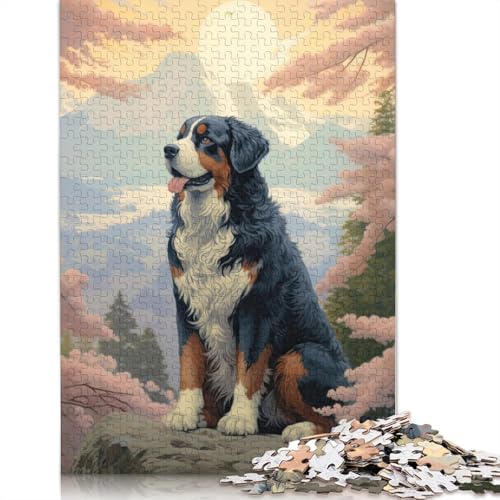 Berner Berg-Puzzles mit Fuji-Mountainbike für Erwachsene und Kinder. Unmögliches Herausforderungsspielzeug, Lernspiele, Heimdekoration, Geschenke, 520 Teile (52 x 38 cm) von GQmoney