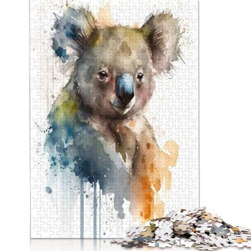 Betreffname> Puzzle 1000 Teile für Erwachsene, Papier, Lernspiel, Herausforderungsspielzeug, 1000 Teile (38 x 26 cm) von GQmoney