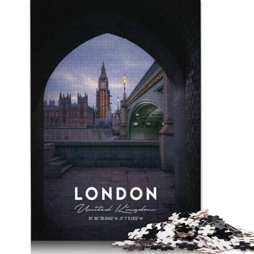Big Ben 520 Puzzles für Erwachsene, Lernspiel, Puzzlespiele für Erwachsene für Jungen oder Mädchen, 520 Teile (52 x 38 cm) von GQmoney