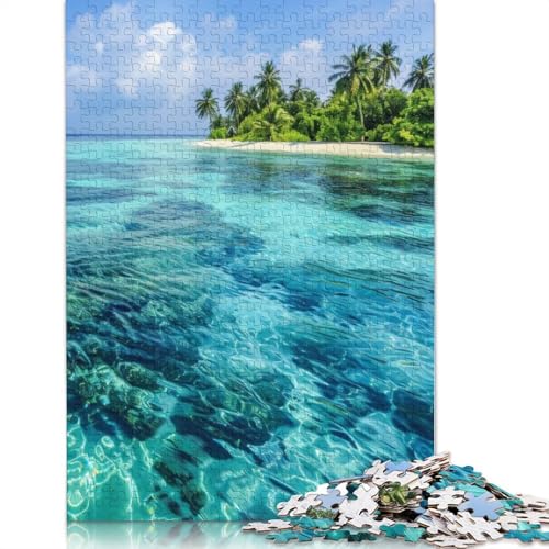 Blue Lagoon Dream Puzzle für Erwachsene, kreative Spiele, Puzzle-Geschenk für Jungen oder Mädchen, 1500 Teile (85 x 57 cm) von GQmoney