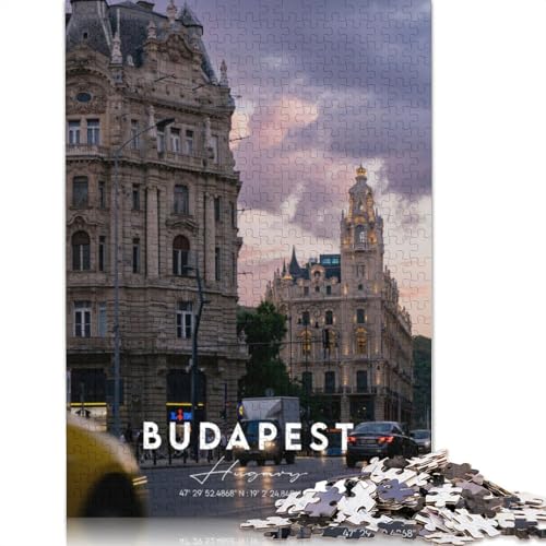 Budapest 3 Puzzle für Erwachsene, 1500 Teile, 100% recycelte Holzplatte, Denkpuzzles für Erwachsene, für Jungen oder Mädchen, 1500 Teile (85 x 57 cm) von GQmoney