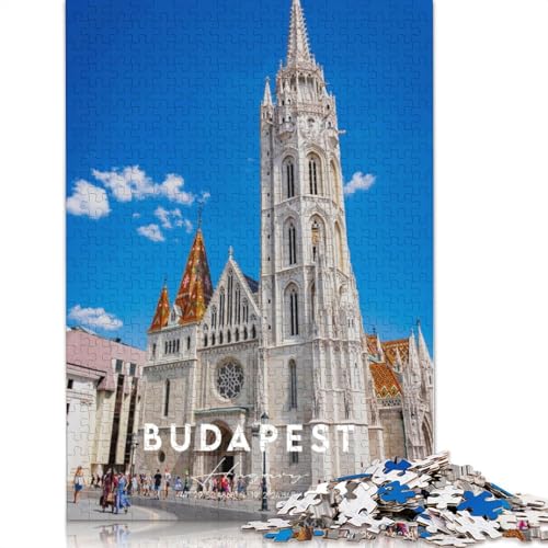 Budapest 4 Puzzles für Erwachsene, 520 Teile, anspruchsvolle Familienspiele, Denkspiele für Kinder ab 12 Jahren, 520 Teile (52 x 38 cm) von GQmoney