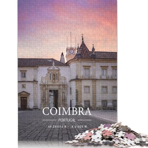 Coimbra Puzzles für Erwachsene ab 18 Jahren, Lernspiele, Puzzle für Erwachsene und Kinder, 1500 Teile (85 x 57 cm) von GQmoney