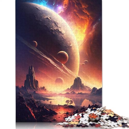 Cosmic Cove Fantasy Puzzles, farbenfrohe, Coole Puzzles für Kinder ab 12 Jahren, 1000 Teile (75 x 50 cm) von GQmoney
