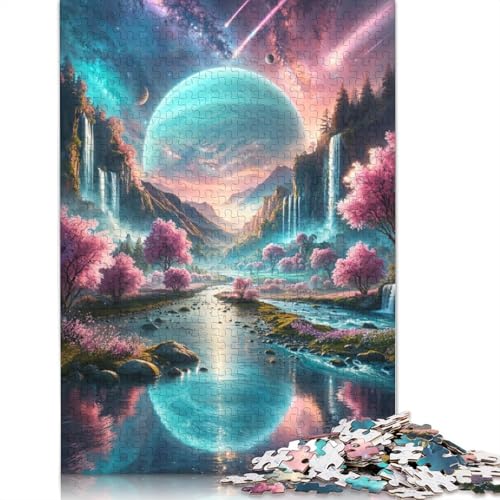 Cosmic Dreams Puzzle 1500 Teile für Erwachsene, Puzzles aus Holz, nachhaltiges Puzzle für Erwachsene, Spiele 1500 Teile (85 x 57 cm) von GQmoney