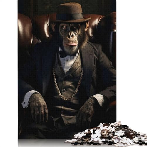 Das Godmonkey-Puzzle für Erwachsene und Kinder. 1500-teiliges unmögliches Herausforderungsspielzeug, Lernspiele, Heimdekorationsgeschenke, 1500 Teile (85 x 57 cm) von GQmoney