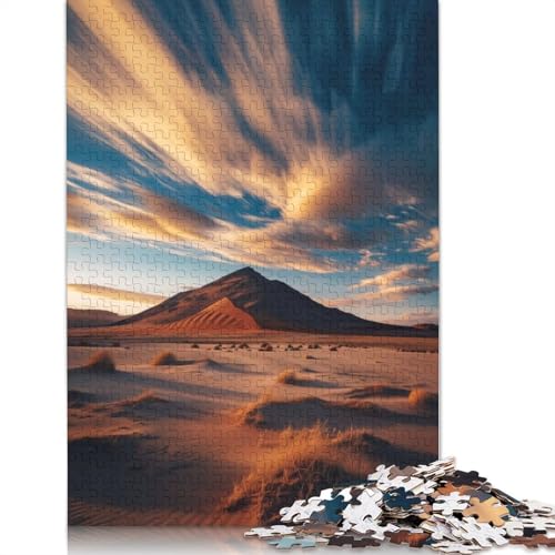 Desert Twilight Rush 1000-teiliges Puzzle, ab 18 Jahren, Lernspiele, Puzzles für Erwachsene, für Frauen, für Kinder ab 12 Jahren, 1000 Teile (75 x 50 cm) von GQmoney