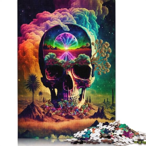 Desert Vision Puzzles, 520 Teile, Holzpuzzles, Puzzle für Erwachsene und Jugendliche, für Erwachsene und Jugendliche ab 12 Jahren, 520 Teile (52 x 38 cm) von GQmoney