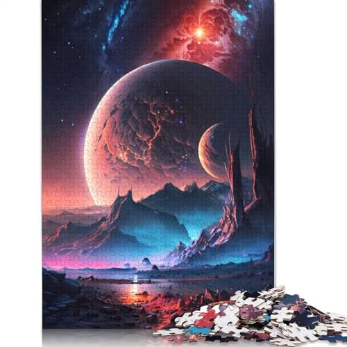Distant Cosmos Oasis Puzzle für Erwachsene, kreative Spiele, Puzzle-Geschenk für Jungen oder Mädchen, 1500 Teile (85 x 57 cm) von GQmoney