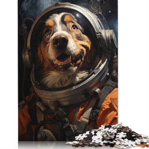 Dog in Space, 520 Puzzles für Erwachsene, Lernspiel, Puzzlespiele für Erwachsene für Jungen oder Mädchen, 520 Teile (52 x 38 cm) von GQmoney