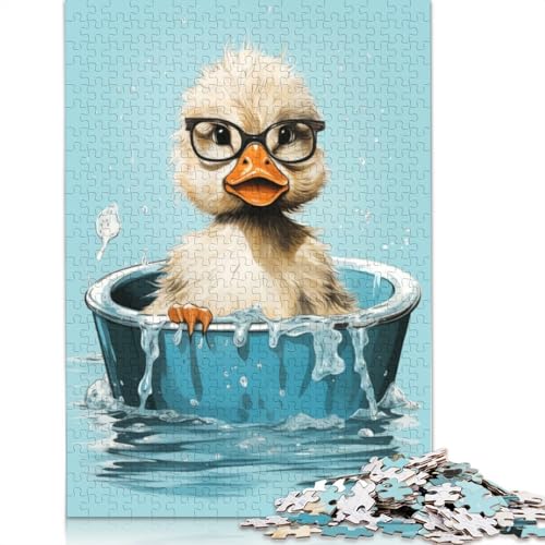 Entenbadewanne, 1500 Puzzles für Erwachsene, freundliche Materialien, Coole Puzzles für Erwachsene für Jungen oder Mädchen, 1500 Teile (85 x 57 cm) von GQmoney