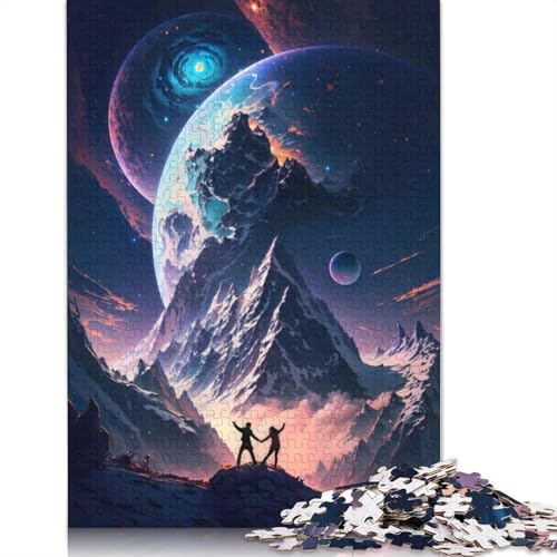 Everest Galaktischer Tanz-Puzzle für Erwachsene, Jugendliche, Puzzles für Erwachsene, Puzzles für Erwachsene, Teenager, 1000 Teile (75 x 50 cm), 1000 Teile von GQmoney