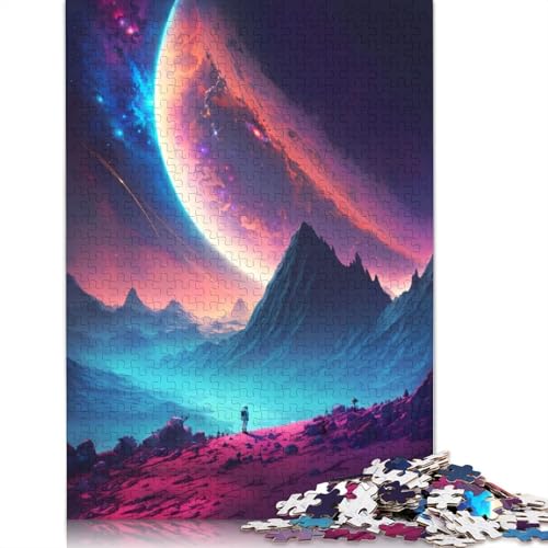 Explore The Spacescape 520 Puzzles für Erwachsene, Lernspiel, Puzzlespiele für Erwachsene für Jungen oder Mädchen, 520 Teile (52 x 38 cm) von GQmoney