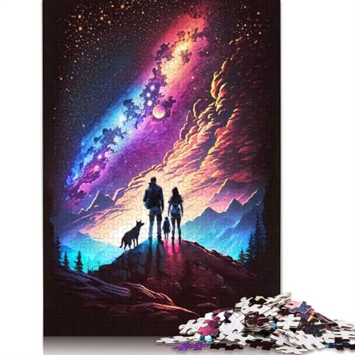 Familien-Kosmos-Reise-Puzzles, farbenfrohe, Coole Puzzles für Kinder ab 12 Jahren, 520 Teile (52 x 38 cm) von GQmoney
