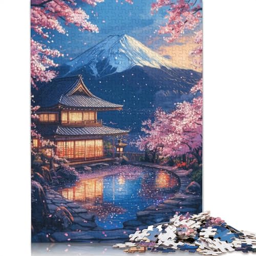 Fantastisches Naturdorf-Puzzle mit 1000 Teilen. Familienspaß-Puzzles für Erwachsene und anspruchsvolle Spiele, Spiele zum Stressabbau und einzigartige Geschenke. 1000 Teile (38 x 26 cm) von GQmoney