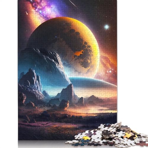 Fantasy Celestial Horizons 520-teiliges Puzzle, Denksportaufgabe, Problemlösungspuzzle für Erwachsene und Kinder, 520 Teile (52 x 38 cm) von GQmoney