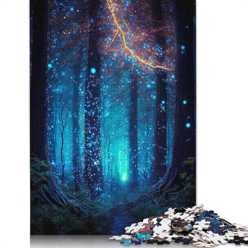 Fantasy Magic Lights Puzzle 520 Teile für Erwachsene | Holzpuzzle | Nachhaltiges Puzzle für Erwachsene | Spiele 520 Teile (52 x 38 cm) von GQmoney