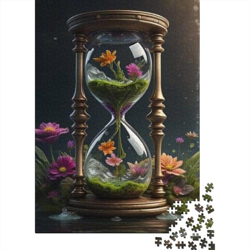 Fantasy-Sanduhr-Puzzle, 100% recycelter Karton, Premium-Karton, Puzzle für Erwachsene und Kinder, 1000 Teile (38 x 26 cm) von GQmoney
