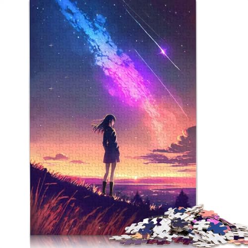 Fantasy Skyline Comet Puzzle für Erwachsene, Spielzeug, Lernspiel, schwierige Puzzles für Kinder ab 12 Jahren, 520 Teile (52 x 38 cm) von GQmoney