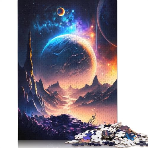 Fantasy Twilight Valley Puzzle für Erwachsene, 520 Teile, DIY-Spiel, Puzzles für Erwachsene für Frauen, für Erwachsene Kinder, 520 Stück (52 x 38 cm) von GQmoney