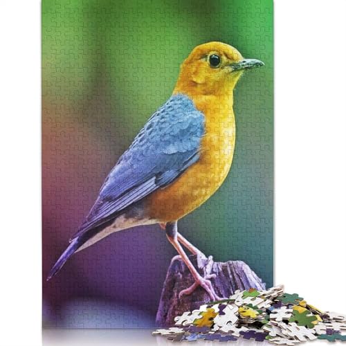 Fotografie-Vogel-Puzzle für Erwachsene und Kinder. Tolles Geschenk, Herausforderungsspielzeug, Lernspiele, Heimdekoration, ab 14 Jahren, 520 Teile (52 x 38 cm) von GQmoney