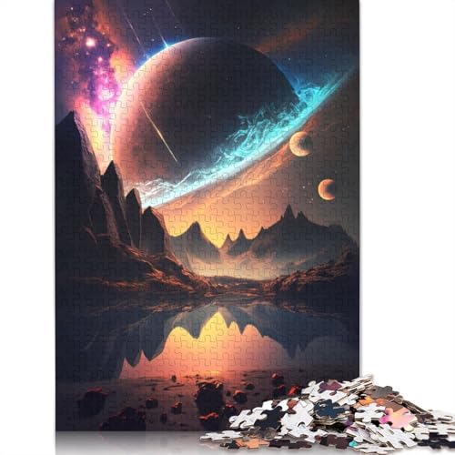 Galactic Horizon Landscape Puzzle für Erwachsene, Spielzeug, Lernspiel, schwierige Puzzles für Kinder ab 12 Jahren, 1500 Teile (85 x 57 cm) von GQmoney