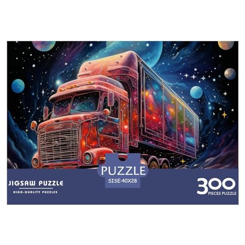 Galaxy-Feuerwehrauto-Puzzle, 300 Teile, für Erwachsene, Puzzle für Erwachsene, 300-teiliges Puzzle, Lernspiele, 300 Teile (40 x 28 cm) von GQmoney