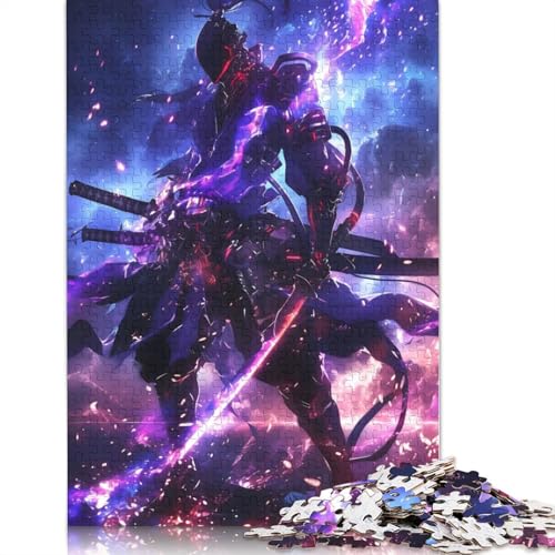 Galaxy Samurai Warrior 1000-teiliges Puzzle für Erwachsene | | Familienspaß-Puzzles für Erwachsene, Geschenke, Denkspiele, 1000 Teile (38 x 26 cm) von GQmoney