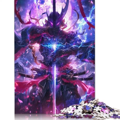 Galaxy Universe Samurai 1000-teiliges Puzzle, Familienspaß für Erwachsene und herausforderndes Spiel, Spiele zum Stressabbau und einzigartige Geschenke, 1000 Teile (38 x 26 cm) von GQmoney