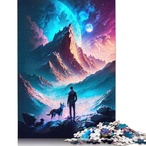 Galaxy Wonderland Explorer 1500-teiliges Puzzle für Erwachsene, 100% recycelte Holzplatte, schwierige Puzzles für Frauen und Männer, 1500 Teile (85 x 57 cm) von GQmoney