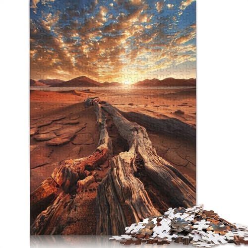 Golden Hour in der Wüste, 1500-teiliges Puzzle, ab 18 Jahren, Lernspiele, Puzzles für Erwachsene, für Frauen, für Kinder ab 12 Jahren, 1500 Teile (85 x 57 cm) von GQmoney