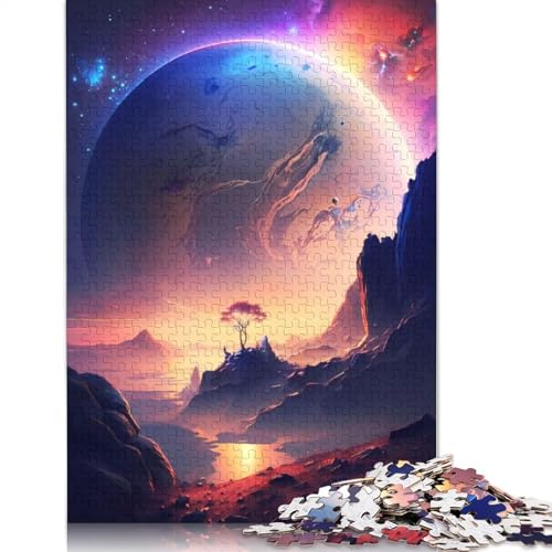 Himmlische Verzauberung, Premium-Puzzle für Erwachsene, 100% recyceltes Brett, schwierige Puzzles für Kinder ab 12 Jahren, 520 Teile (52 x 38 cm) von GQmoney