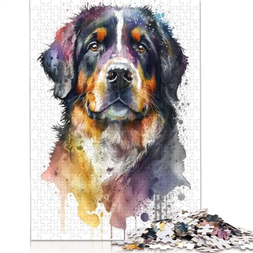 Hunde-Puzzles für Erwachsene und Kinder. 1000 Teile. Tolle Geschenke, Herausforderungsspielzeug, Lernspiele, Heimdekorationsgeschenke. 1000 Teile (75 x 50 cm) von GQmoney
