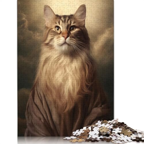 Jesus-Puzzle für Erwachsene, Premium-Puzzle aus 100% recyceltem Brett, Problemlösungspuzzles für Erwachsene und Kinder, 520 Teile (52 x 38 cm) von GQmoney