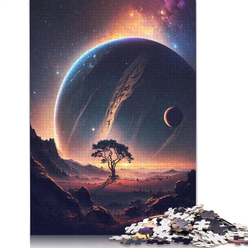 Jupiter Stellar Horizon Puzzles, farbenfrohe und Coole Puzzles für Kinder ab 12 Jahren, 520 Teile (52 x 38 cm) von GQmoney